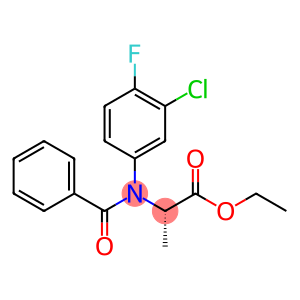 Ethyl 2-(N-benzoyl-3-chloro-4-fluoroanilino)propanoate