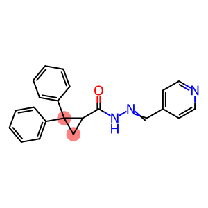 2,2-diphenyl-N'-(4-pyridinylmethylene)cyclopropanecarbohydrazide