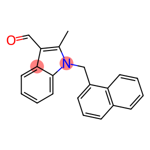 1H-INDOLE-3-CARBOXALDEHYDE, 2-METHYL-1-(1-NAPHTHALENYLMETHYL)-