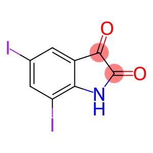1H-Indole-2,3-dione, 5,7-diiodo-