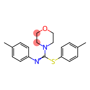 4-Morpholinecarboximidothioic acid, N-(4-methylphenyl)-, 4-methylphenyl ester