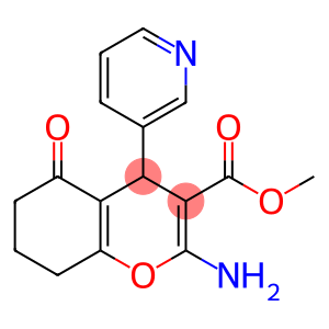 methyl 2-amino-5-oxo-4-(3-pyridinyl)-5,6,7,8-tetrahydro-4H-chromene-3-carboxylate