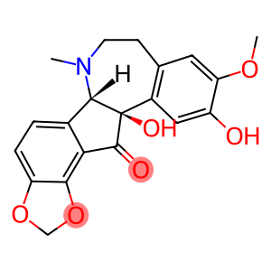 (+)-6,7,8,12b-Tetrahydro-11,12b-dihydroxy-10-methoxy-6-methyl-1,3-dioxolo[4,5]indeno[2,1-a][3]benzazepin-13(5bH)-one