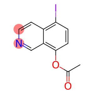 8-Isoquinolinol, 5-iodo-, 8-acetate