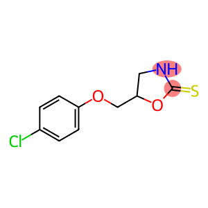 2-Oxazolidinethione, 5-[(4-chlorophenoxy)methyl]-