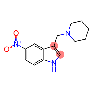 3-(1-PIPERIDINYLMETHYL)-5-NITRO-1H-INDOLE