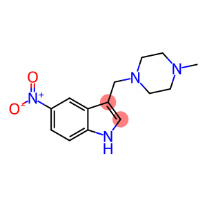 3-[(4-Methyl-1-piperazinyl)methyl]-5-nitro-1H-indole