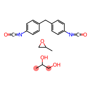 Isocyanic acid, methylenedi-P-phenylene ester, polymer with 1,2-propanediol and propylene oxide