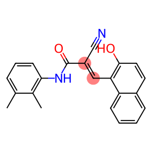 2-cyano-N-(2,3-dimethylphenyl)-3-(2-hydroxy-1-naphthyl)acrylamide