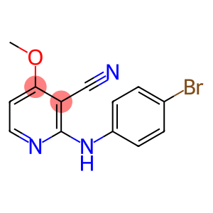 2-(4-BROMOANILINO)-4-METHOXYNICOTINONITRILE