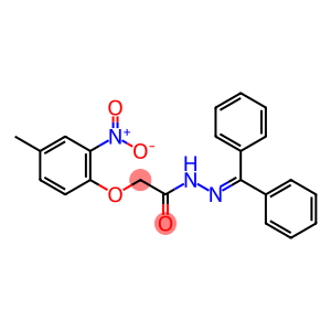 N'-(DIPHENYLMETHYLENE)-2-(4-METHYL-2-NITROPHENOXY)ACETOHYDRAZIDE