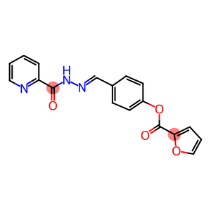 4-[2-(2-pyridinylcarbonyl)carbohydrazonoyl]phenyl 2-furoate