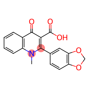 2-(1,3-benzodioxol-5-yl)-1-methyl-4-oxo-1,4-dihydro-3-quinolinecarboxylic acid