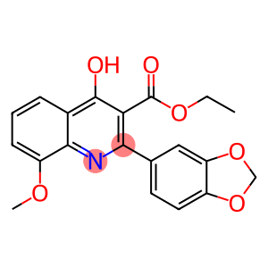 ethyl 2-(1,3-benzodioxol-5-yl)-4-hydroxy-8-methoxy-3-quinolinecarboxylate