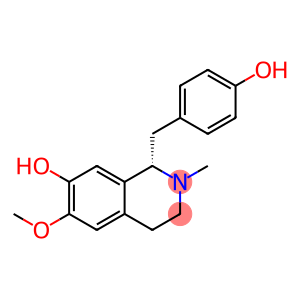 (1S)-1,2,3,4-Tetrahydro-1-[(4-hydroxyphenyl)methyl]-2-methyl-6-methoxyisoquinolin-7-ol