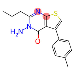 3-amino-5-(4-methylphenyl)-2-propylthieno[2,3-d]pyrimidin-4(3H)-one