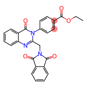 ethyl 4-(2-[(1,3-dioxo-1,3-dihydro-2H-isoindol-2-yl)methyl]-4-oxo-3(4H)-quinazolinyl)benzoate
