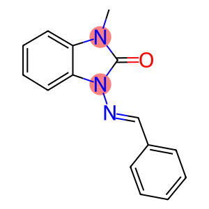 1-(benzylideneamino)-3-methyl-1,3-dihydro-2H-benzimidazol-2-one