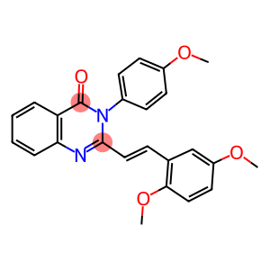 2-[2-(2,5-dimethoxyphenyl)vinyl]-3-(4-methoxyphenyl)-4(3H)-quinazolinone