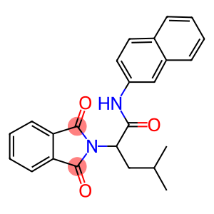 2-(1,3-dioxo-1,3-dihydro-2H-isoindol-2-yl)-4-methyl-N-(2-naphthyl)pentanamide