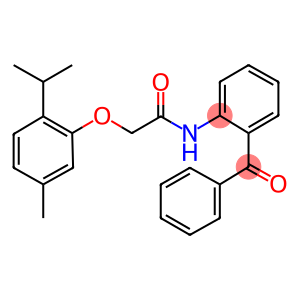 N-(2-benzoylphenyl)-2-(2-isopropyl-5-methylphenoxy)acetamide