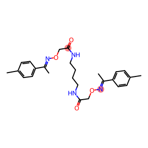 2-({[1-(4-methylphenyl)ethylidene]amino}oxy)-N-(4-{[({[1-(4-methylphenyl)ethylidene]amino}oxy)acetyl]amino}butyl)acetamide