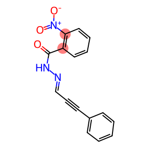 2-nitro-N'-(3-phenyl-2-propynylidene)benzohydrazide