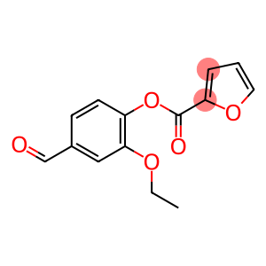 2-乙氧基-4-甲酰苯基2-糠酸盐