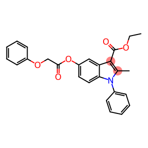 ethyl 2-methyl-5-[(phenoxyacetyl)oxy]-1-phenyl-1H-indole-3-carboxylate