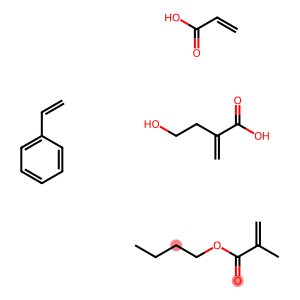 2-甲基-2-丙烯酸丁酯与乙烯基苯、2-丙烯酸-2-羟乙基酯和2-丙烯酸的聚合物