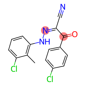 2-[(3-chloro-2-methylphenyl)hydrazono]-3-(4-chlorophenyl)-3-oxopropanenitrile