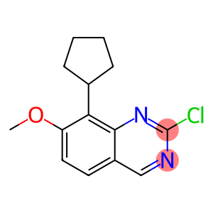 Quinazoline, 2-chloro-8-cyclopentyl-7-methoxy-