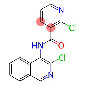 2-CHLORO-N-(3-CHLOROISOQUINOLIN-4-YL)NICOTINAMIDE