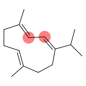 1,3,7-Cyclodecatriene, 1,7-dimethyl-4-(1-methylethyl)-, (1E,3E,7E)-