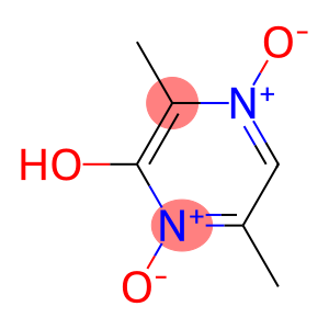 Pyrazinol,  3,6-dimethyl-,  1,4-dioxide  (9CI)
