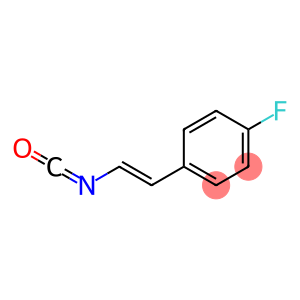 Benzene, 1-fluoro-4-[(1E)-2-isocyanatoethenyl]- (9CI)