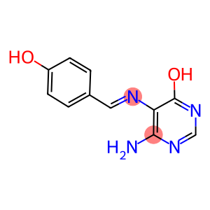 6-amino-5-[(4-hydroxybenzylidene)amino]-4-pyrimidinol