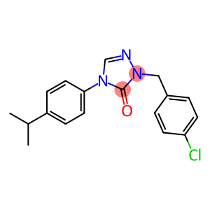 2-(4-CHLOROBENZYL)-4-(4-ISOPROPYLPHENYL)-2,4-DIHYDRO-3H-1,2,4-TRIAZOL-3-ONE