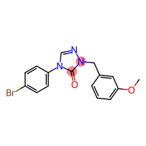 4-(4-BROMOPHENYL)-2-(3-METHOXYBENZYL)-2,4-DIHYDRO-3H-1,2,4-TRIAZOL-3-ONE