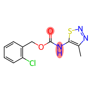 Carbamic acid, (4-methyl-1,2,3-thiadiazol-5-yl)-, (2-chlorophenyl)methyl ester (9CI)