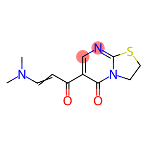 6-[3-(DIMETHYLAMINO)ACRYLOYL]-2,3-DIHYDRO-5H-[1,3]THIAZOLO[3,2-A]PYRIMIDIN-5-ONE