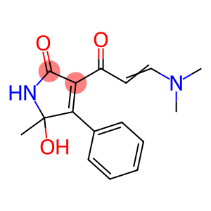 3-[3-(DIMETHYLAMINO)ACRYLOYL]-5-HYDROXY-5-METHYL-4-PHENYL-1,5-DIHYDRO-2H-PYRROL-2-ONE