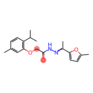 2-(2-isopropyl-5-methylphenoxy)-N'-[1-(5-methyl-2-furyl)ethylidene]acetohydrazide