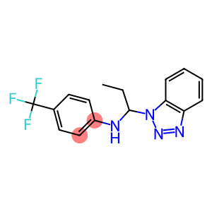 1H-Benzotriazole-1-methanamine, α-ethyl-N-[4-(trifluoromethyl)phenyl]-