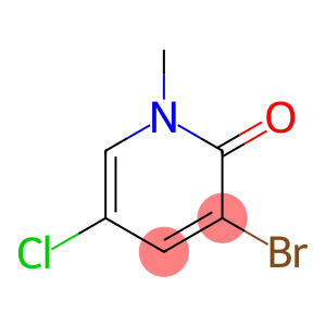 2(1H)-Pyridinone, 3-bromo-5-chloro-1-methyl-