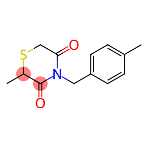 2-METHYL-4-(4-METHYLBENZYL)-3,5-THIOMORPHOLINEDIONE