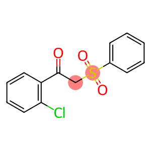 1-(2-CHLOROPHENYL)-2-(PHENYLSULFONYL)-1-ETHANONE