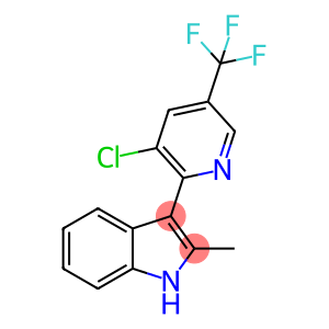 1H-Indole, 3-[3-chloro-5-(trifluoromethyl)-2-pyridinyl]-2-methyl-