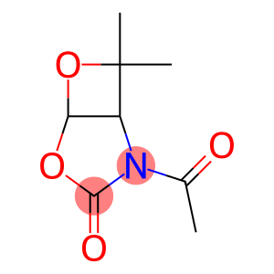 4,6-Dioxa-2-azabicyclo[3.2.0]heptan-3-one,  2-acetyl-7,7-dimethyl-