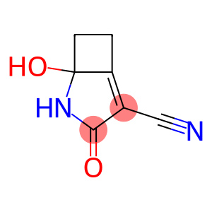 2-Azabicyclo[3.2.0]hept-4-ene-4-carbonitrile,1-hydroxy-3-oxo-(9CI)